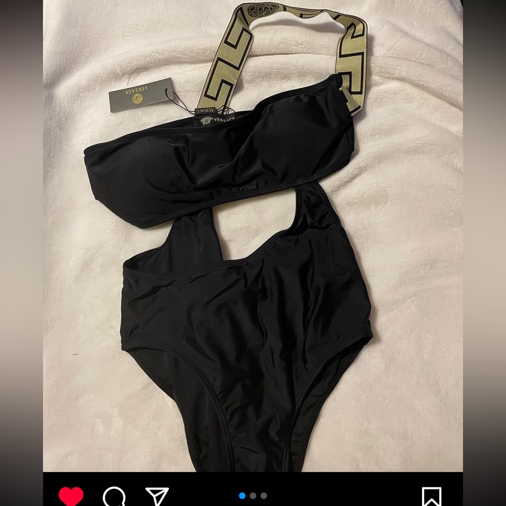 black bathing suit